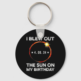 Solar Eclipse Birthday I Blew Out The Sun On My Bi Keychain