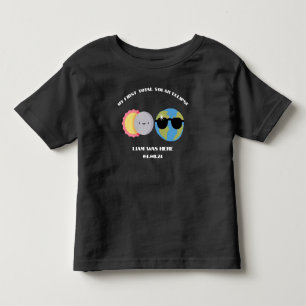Solar Eclipse Custom Name & Date Toddler T-shirt