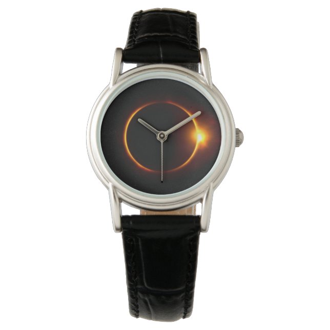 Solar Eclipse Dark Sun & Moon Watch (Front)