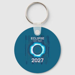 Solar Eclipse Egpyt Total Solar Design Keychain