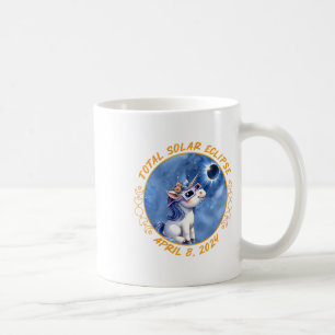 Solar Eclipse Girls Boys Unicorn Solar Eclipse 202 Coffee Mug