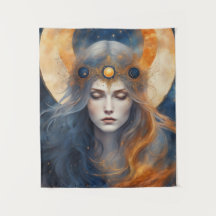 Solar Eclipse Goddess Fantasy Print