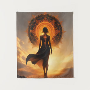 Solar Eclipse Goddess Tattoo Fantasy Avatar Tapestry