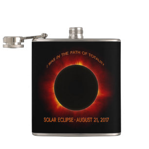Solar Eclipse Hip Flask