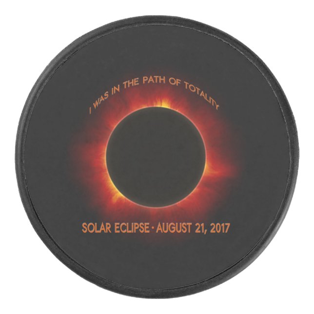 Solar Eclipse Hockey Puck (Front)