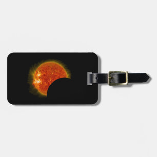 Solar Eclipse in Progress Luggage Tag