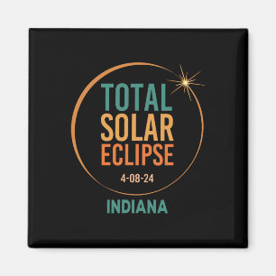 Solar Eclipse Indiana April 8 2024 Total Totality  Magnet