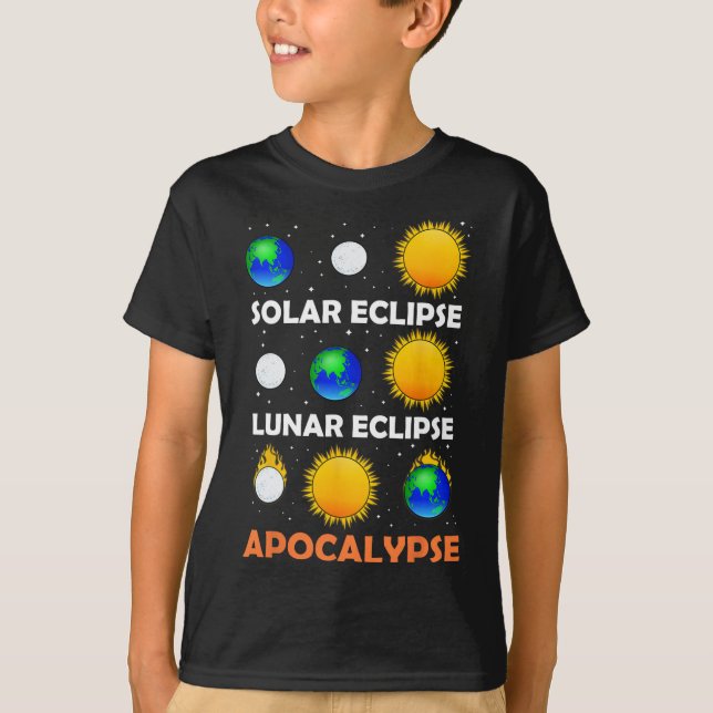 Solar Eclipse Lunar Science Teacher Space Eclipse  T-Shirt (Front)