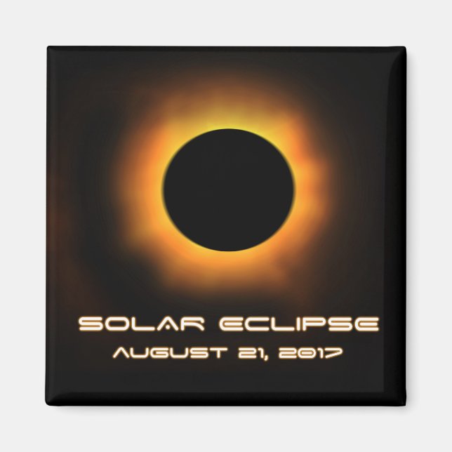 Solar Eclipse Magnet (Front)