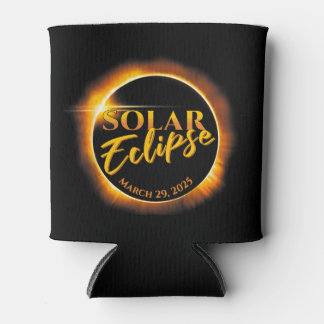  Solar Eclipse March 29 2025 Commemorative  Can Cooler