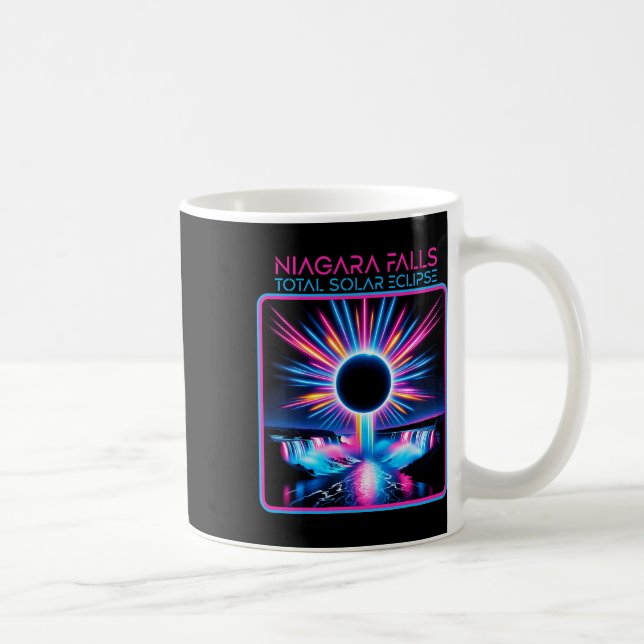 Solar Eclipse Niagara Falls Totality Event Souveni Coffee Mug (Right)