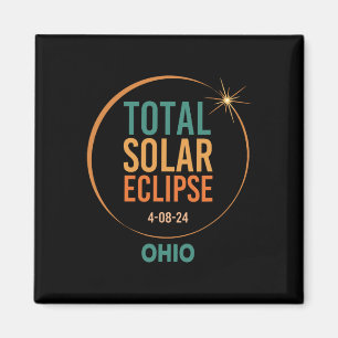 Solar Eclipse Ohio April 8 2024 Total Totality  Magnet
