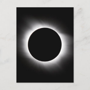 Solar eclipse postcard