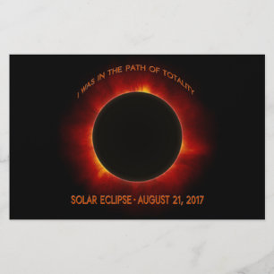 Solar Eclipse Stationery
