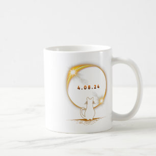 Solar Eclipse T Cat Wearing Solar Eclipse Glasses Coffee Mug