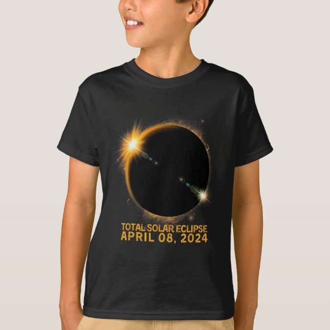 Solar Eclipse Tee 2024 Total Solar Eclipse 4.08.24 (Front)