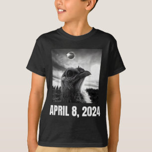 Solar Eclipse Totality April 8 Illustration T-Shirt