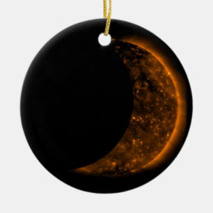 Solar Eclipse Transit Ceramic Ornament