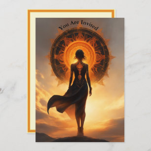 Solar Eclipse Viewing Party Fully Custom Stylized Invitation