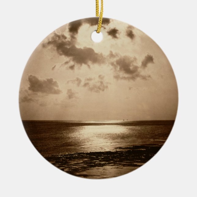 Solar Effect - Ocean, 1857 (albumen print from a c Ceramic Ornament (Front)