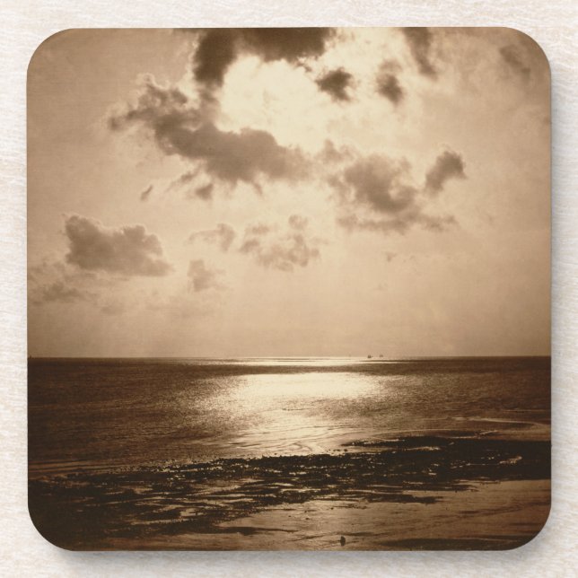 Solar Effect - Ocean, 1857 (albumen print from a c Coaster (Front)