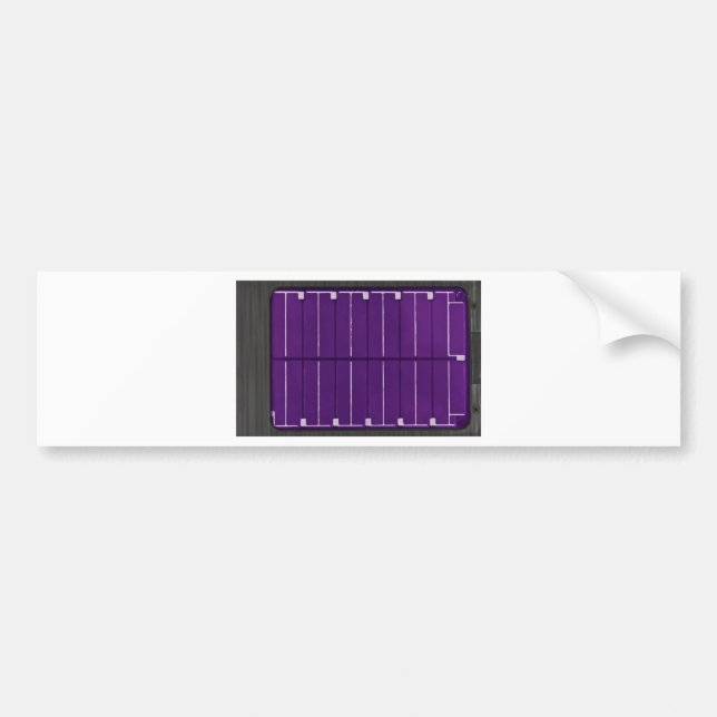 solar electric panel bumper sticker (Front)