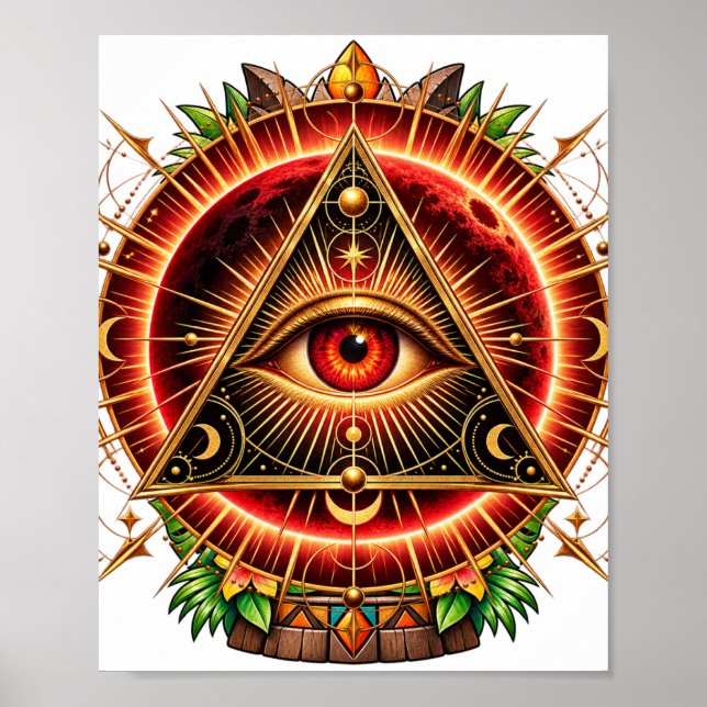Solar Ember Eye Poster (Front)