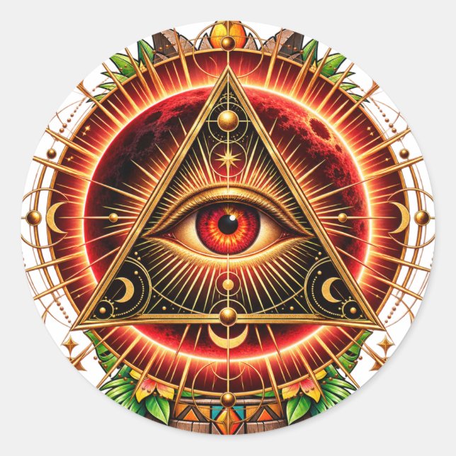 Solar Ember Eye Sticker (Front)