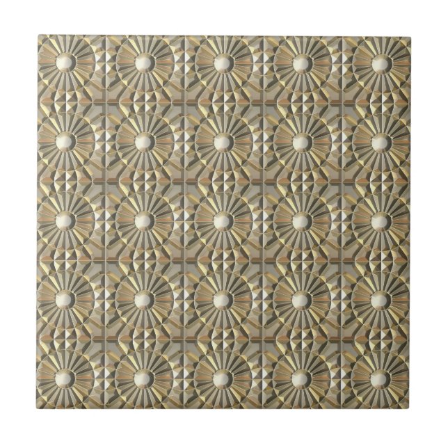 Solar Embossed Metals Tile (Front)