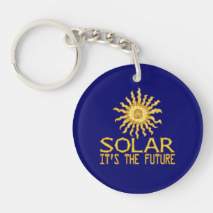 Solar Energy Future Keychain