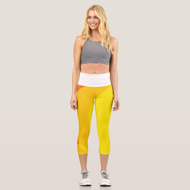 Solar Energy: Invigorating Radiance Capri Leggings (Front)