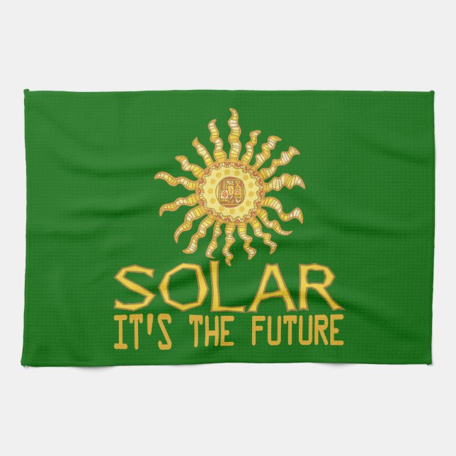 Solar Energy Kitchen Towel (Horizontal)
