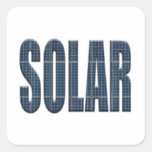 Solar energy photovoltaic panels with the word Sol