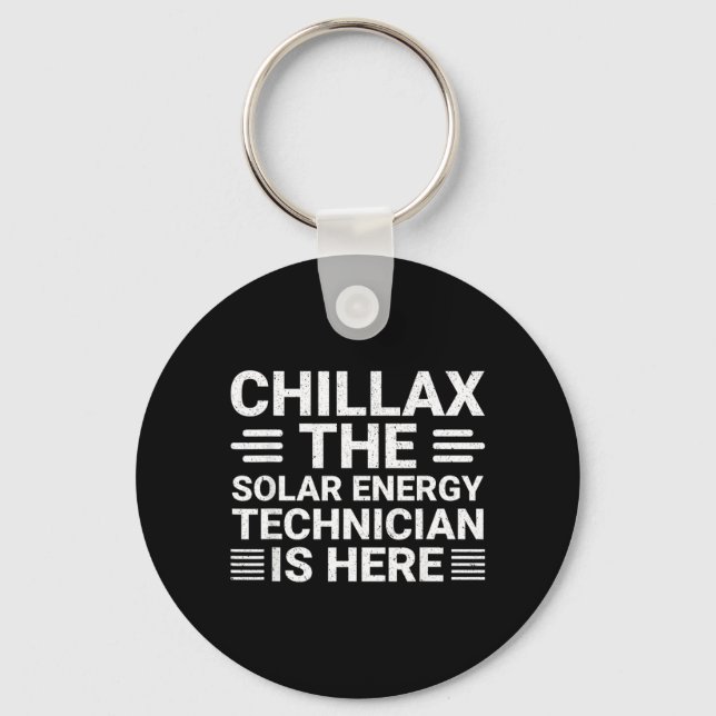 Solar Energy Technician 1 Keychain (Front)