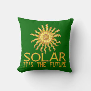 Solar Energy Throw Pillow