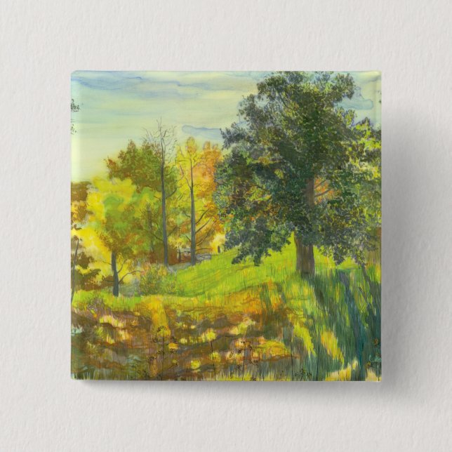 Solar fall 2 inch square button (Front)