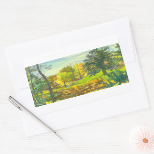 Solar fall painting watercolor sticker