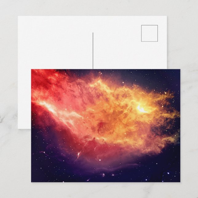 Solar Fire Across the Cosmos Postcard (Front/Back)