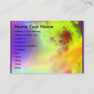 Solar Flare... Business Card