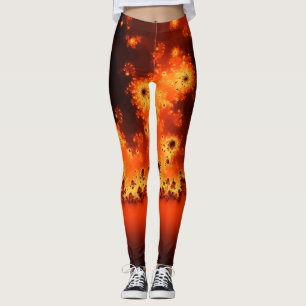 Solar Flare Fractal Leggings