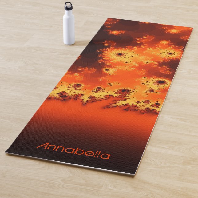 Solar Flare Fractal Yoga Mat (In Situ)
