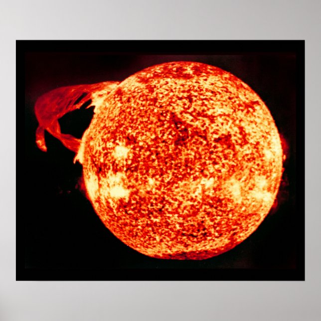 Solar Flare - Photo Taken From Skylab Poster (Front)