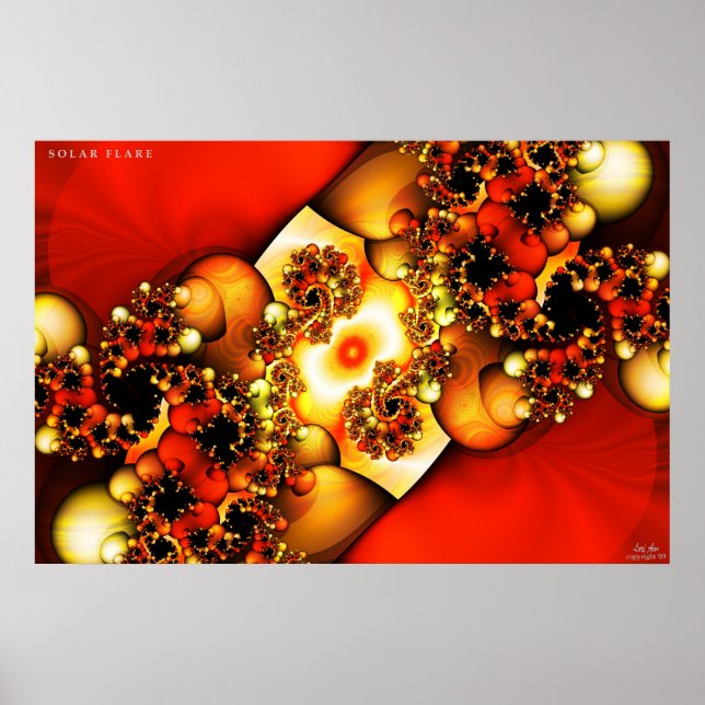 Solar Flare Poster (Front)