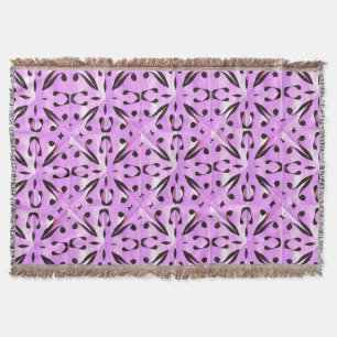 Solar Fragment abstract Geometric Throw Blanket