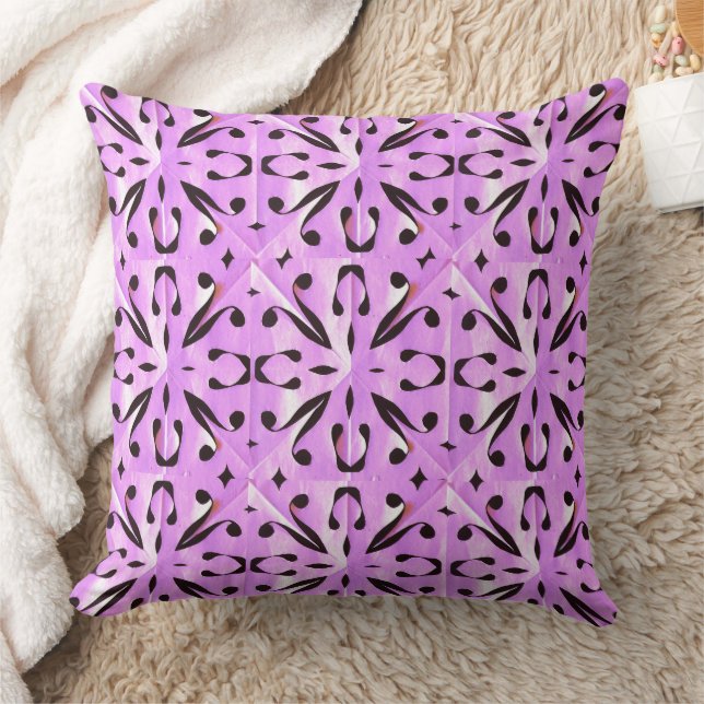 Solar Fragment abstract Geometric  Throw Pillow (Blanket)