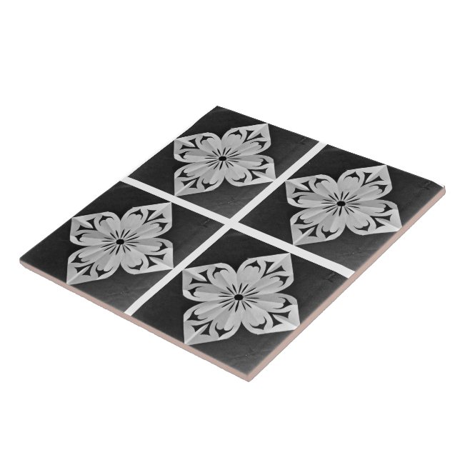 Solar Fragment abstract Geometric  Tile (Side)