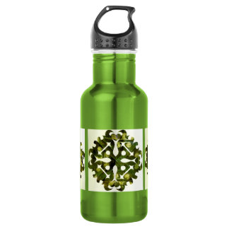 Solar Fragment abstract Geometric Water Bottle