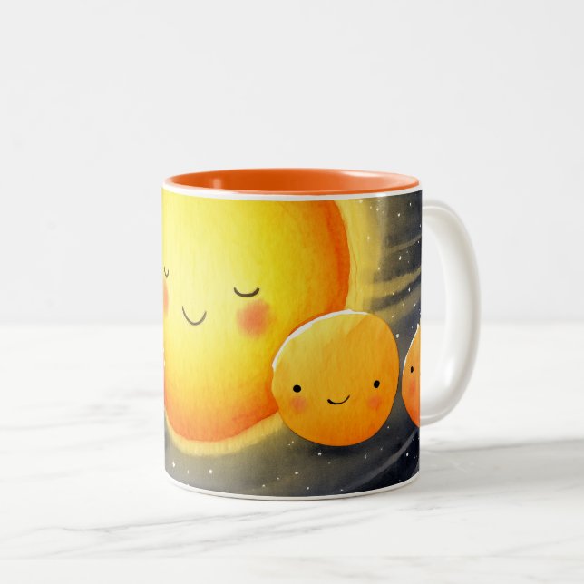 Solar Friends Two-Tone Mug (Front Right)