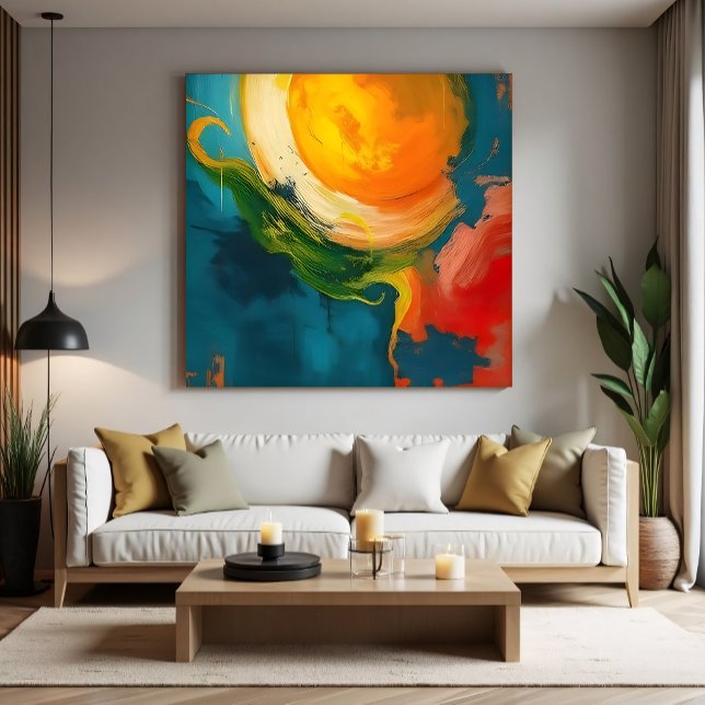 Solar Genesis Canvas Print (Creator Uploaded)