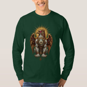 Solar Gryphon - Gilded Mythical Guardian T-Shirt